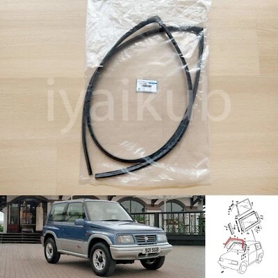 Suzuki Vitara SE416 Escudo Sidekick Front windshield weatherstrip rubber seal - Image 1 of 4