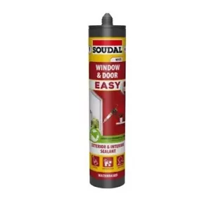 12X SOUDAL WINDOW & DOOR EASY FRAME SEALANT WATERPROOF 290ML - Picture 1 of 1