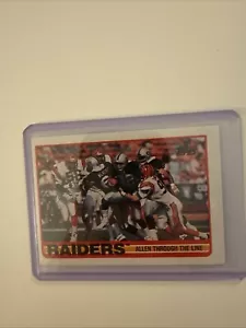1989 Topps Football Marcus Allen in Action #264 HOF Set Break NM-MT - Picture 1 of 10