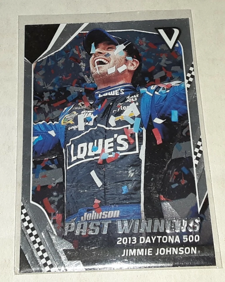 2018 Victory Lane Jimmie Johnson SILVER *Past Winners* Card 100 Parallel  - Image 1 of 1