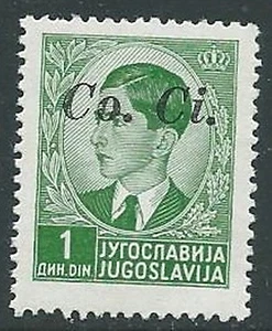 1941 LUBIANA SOPRASTAMPATO CO.CI. 1 D MNH ** - M62-6 - Picture 1 of 1