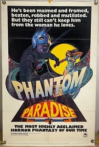 PHANTOM OF THE PARADISE FF POSTER ORIGINALE 1SH FILM RICHARD CORBEN ART (1975) - Foto 1 di 6