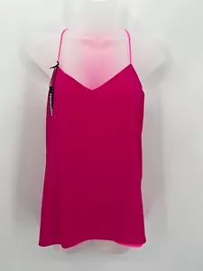 Express Top Womens XS Pink Reversible Racerback Sleeveless Tank Flirty Romantic - Picture 1 of 8