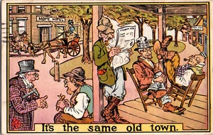 AK Es ist die gleiche Altstadt geteilt hinten gestempelt 1908 - Bild 1 von 2