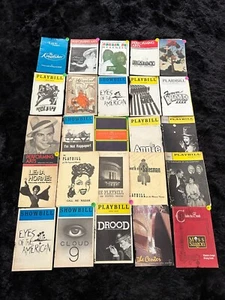 (25) PLAYBILLS ORIGINALES BR0ADWAY & MAJOR CITY THEATRE, PANTAGE, SHUBERT, ETC. - Imagen 1 de 7