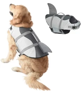 Durable Pet Dog Life Jacket Swimming Safety Vest w Handle Puppy Lifesaver- SMALL - Picture 1 of 6