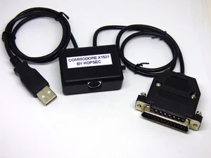 X1531 Cable Commodore datassette to PC parallel port w USB power and sound C64S - Imagen 1 de 5