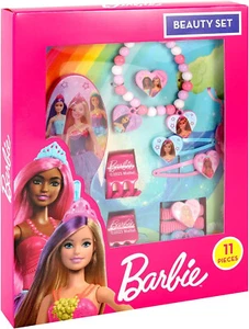 BARBIE MÄDCHEN 11 TEILIGES BEAUTY SET SCHMUCK MODE HAARSCHMUCK FÜR KINDER - Bild 1 von 2