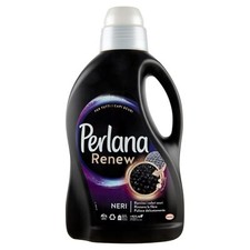 Perlana Renew Lana Nero, Detersivo Lavatrice per capi neri e scuri, rinnova e pr