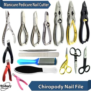 Manicure Chiropody Podiatrist Nail Clipper Nipper Cutter Nails File - Picture 1 of 71