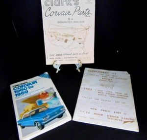 CHEVROLET COVAIR CAR AUTOMOBILE Vintage BOOK AND OTHER PARTS CATALOGS - Picture 1 of 8