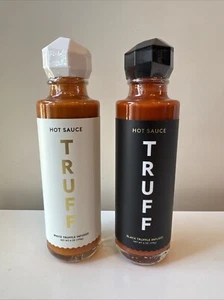 TRUFF Gourmet White & Black Truffle Hot Sauce Set 6 oz. Bottles - Picture 1 of 3