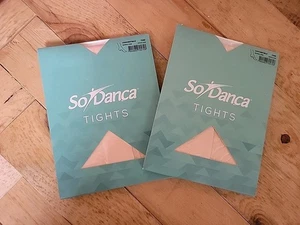 2 PackSo Danca Convertible Tights Style TS82 Adult Color BAPNK-1358 NEW - Picture 1 of 3