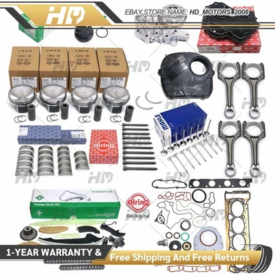 OEM Engine Overhaul Pistons Kit Oversize Φ83mm / Φ23mm FOR Audi VW 1.8T CDA CDH - Image 1 of 4