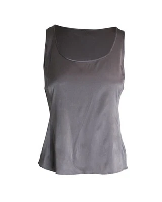 Camiseta sin mangas Armani en acetato plateado Foto 1 de 3