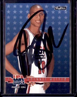 1994 SkyBox USA Basketball #78 Reggie Miller IP automático/assinado - Imagem 1 de 2