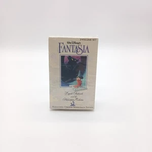Vintage 1990 Walt Disneys Fantasia Film Soundtrack Band 1 & 2 Kassetten Neu - Bild 1 von 6