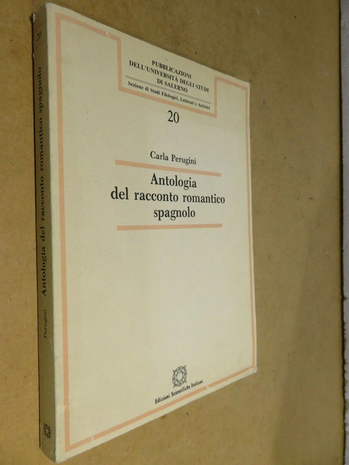ANTOLOGIA DEL RACCONTO ROMANTICO SPAGNOLO Carla Perugini 1991 letteratura di - Immagine 1 di 1