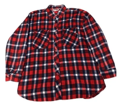 Vintage Men’s  Trails Brand Flannel Size XL Red White And Blue Insulated - Image 1 of 4