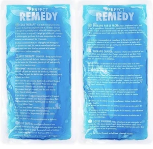 2 Pack Gel Ice Packs for Injuries, Reusable Gel Ice Pack for Hot Cold Compress, - Picture 1 of 8
