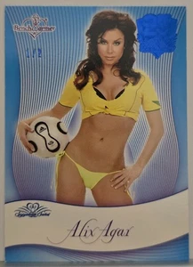 Alix Agar #1 of 2 Made ~2010 Blue Foil Card ~ 25 Years Bench Warmer - Bild 1 von 1