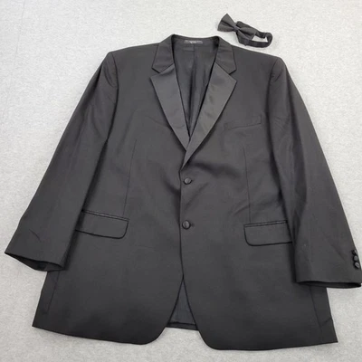 Blazer Jones New York Esmoquin Para Hombres 52L Negro Lana Pajarita Traje Chaqueta Abrigo Deportivo Foto 1 de 4