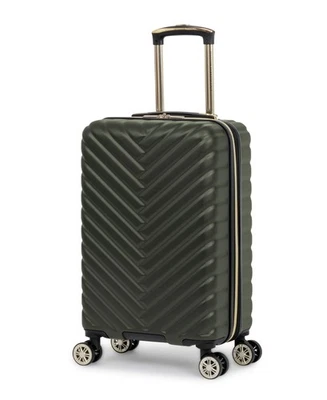 Madison Square Lightweight Hardside Chevron Expandable Spinner Luggage, Olive... - Image 1 of 4