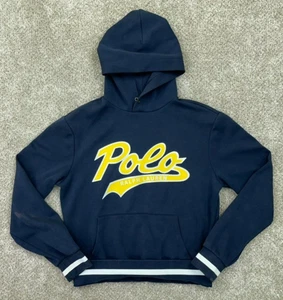 Polo Ralph Lauren Suéter Para Hombre Pequeño Azul Marino Deportivo Pullover Sudadera con Capucha - Imagen 1 de 8