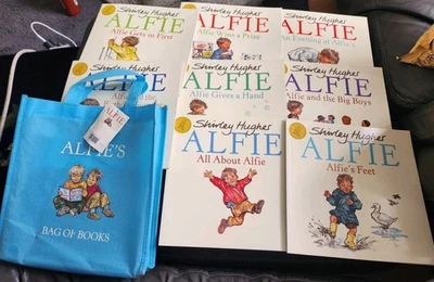 Alfie's Bag of Books Shirley Hughes 8 Paperback Books, Great Condition Rrp£59.90 - Image 1 of 4