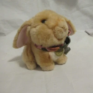 Aurora Miyoni Lop Eared Bunny Rabbit Peluche 8 pulgadas Peluche Juguete Cinta - Imagen 1 de 8