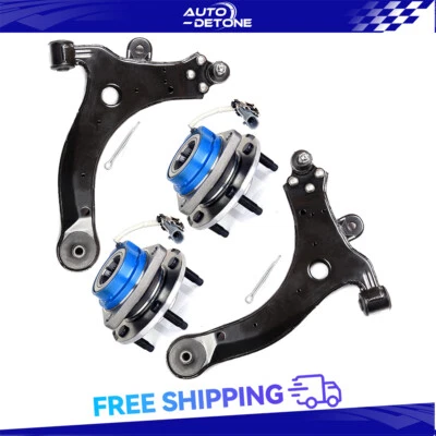 4X Front Lower Control Arm Wheel Hub Bearing Fits Chevrolet Impala Buick Regal - Image 1 of 4