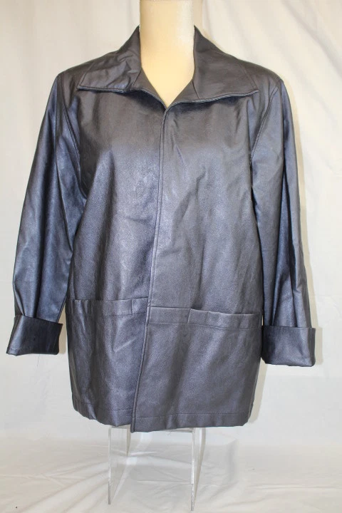 Blazer CAROLINE ROSE Metálico Púrpura/Gris Frente Abierto Mujer Talla S EE. UU. (138) Foto 1 de 4