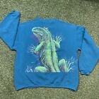 Vintage Iguana Sweater XL 90s 00s Lizard Nature Animal Pullover Crewneck