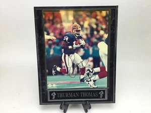 THURMAN THOMAS - BILLETES DE BÚFALO - FOTO AUTOGRAFIADA 8X10 EN PLACA - Imagen 1 de 4