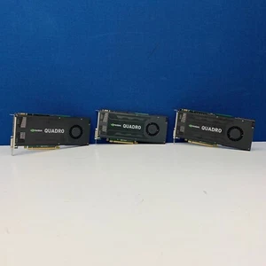 Job Lot of 3 x NVIDIA Quadro K4000, 3GB GDDR5, Graphics Card Fully Tested - Picture 1 of 5