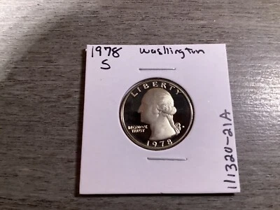 1978 S Washington Proof Quarter Minted in  San Francisco t111320 21A - Image 1 of 4