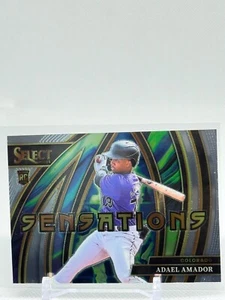 2024 Panini Select Baseball Adael Amador Sensations #3 Colorado - Picture 1 of 2