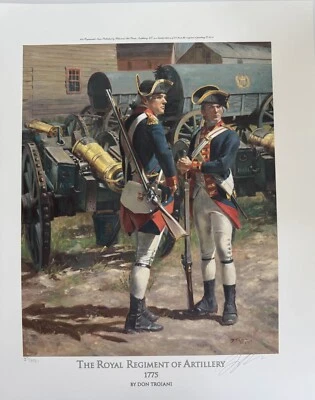 "The Royal Regiment of Artillery, 1775" - Don Troiani - Revolutionary War #37 - Image 1 of 4