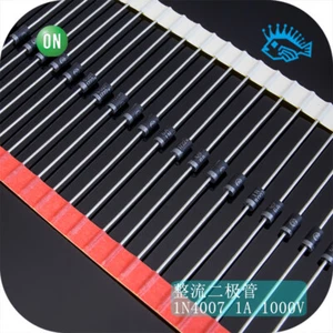 New original ON 1N4007 RLG high-quality rectifier diode 1A 1000V copper feet - Picture 1 of 4