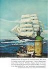 1966 Cutty Sark Blended Scotch Whisky Sailing Nautical Liquor Original Print Ad