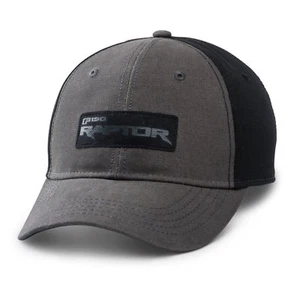Gorra de béisbol Ford F-150 Raptor de lona lavada gris negra - Imagen 1 de 1