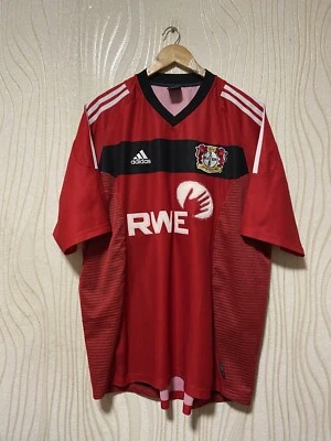 BAYER LEVERKUSEN 2002 2003 2004 HOME FOOTBALL SHIRT SOCCER JERSEY ADIDAS sz 2XL - Image 1 of 4