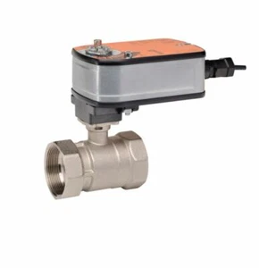 Válvula de bola de control de flujo BELIMO | 1-1/4" FNPT | actuador eléctrico 24V | CV 19 - Imagen 1 de 12