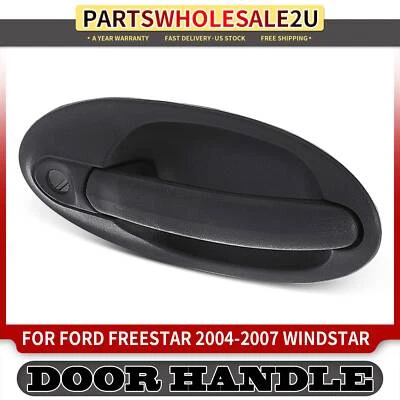 Manija de puerta exterior delantera izquierda textura negra para Ford Freestar 04-07 Windstar Foto 1 de 4