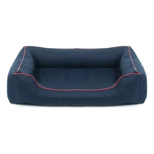 Cuccia ortopedica Valencia per cani colore blue scuro finiture rosse 100x75 - Imagen 1 de 3