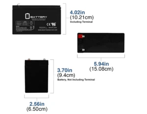 12V 8Ah UPS Battery Replacement For APC, CYBERPOWER UPS 1 PACK - Picture 1 of 3