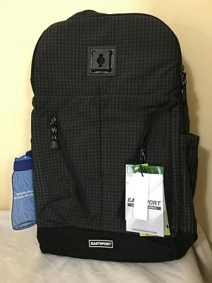 New Eastsport Unisex 20'' Academic Backpack Plaid Ajustable laptop Zipper mesh - Image 1 of 4
