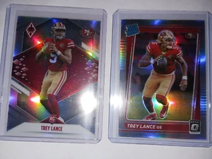 Trey Lance Rookie Card Lot Optic und Pheonix Silver Prizm - Bild 1 von 2