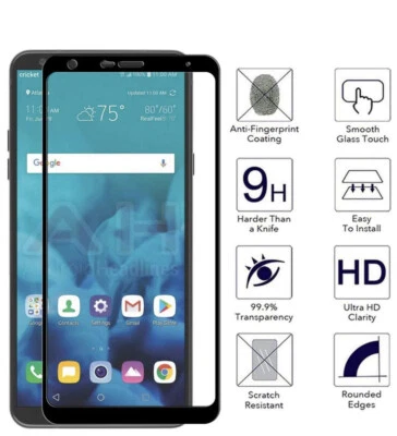 Protector de pantalla de vidrio templado premium HD 3D cubierta completa para LG Stylo 5 / 5Plus Foto 1 de 4