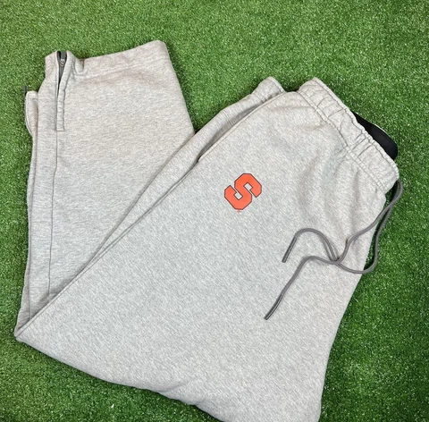 Nike Syracuse Orange Mens 2xl Sweatpants Gray Preowned Syracuse University heavy Cover